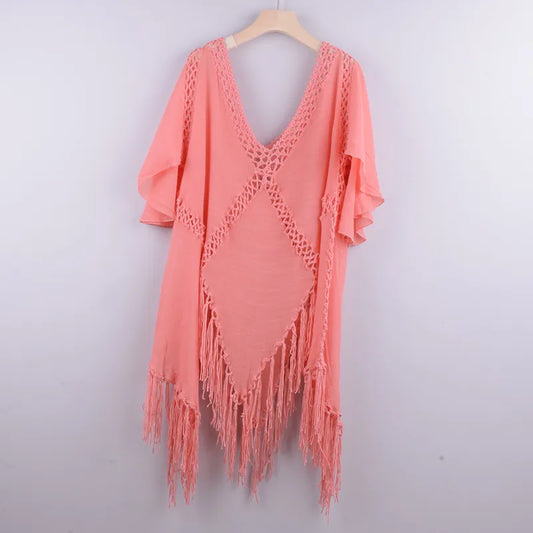 Watermelon Frilled Swimsuit Cover-up