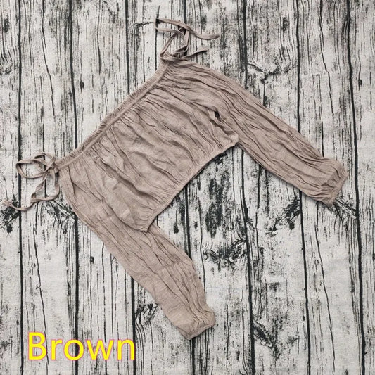 Khaki Sheer Blouse Cover-Up